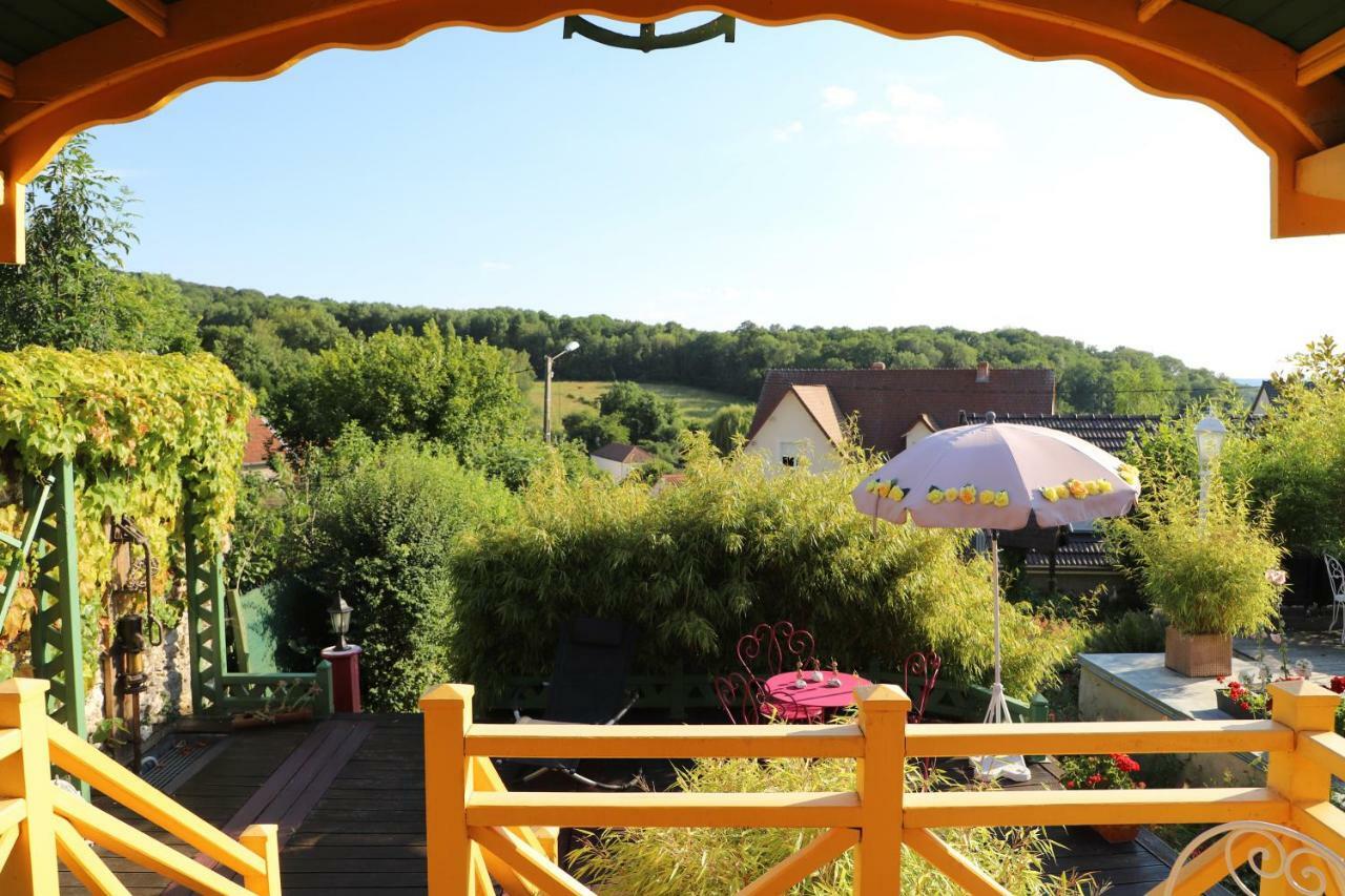 Roulotte La Dominique Bed and Breakfast Romery  Exteriör bild